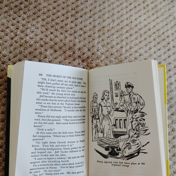 Nancy Drew Mystery Stories The Secret of the Old Clock by Carolyn Keene (Book) - Picture 14 of 16